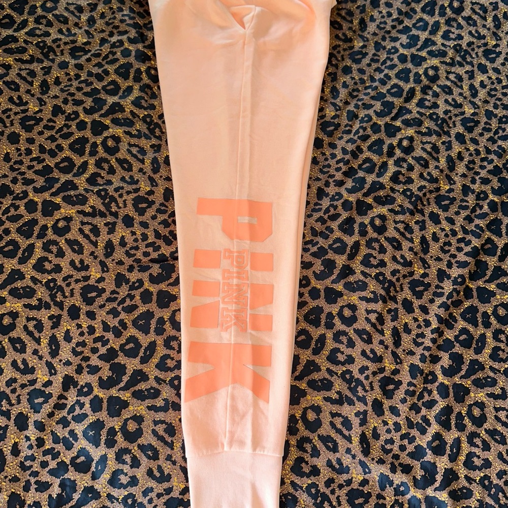 PINK Victoria's Secret Peach Joggers